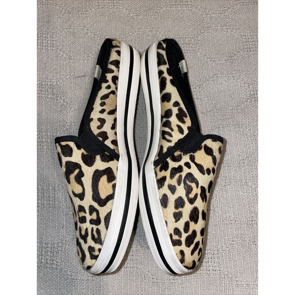 Keds For Kate Spade Women’s Comfort Slides Size 6.5 M Leopard Print Leather NWOB - Picture 5 of 12